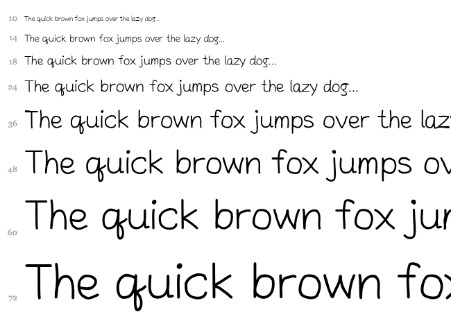 SNTS MouseLaak TP font waterfall